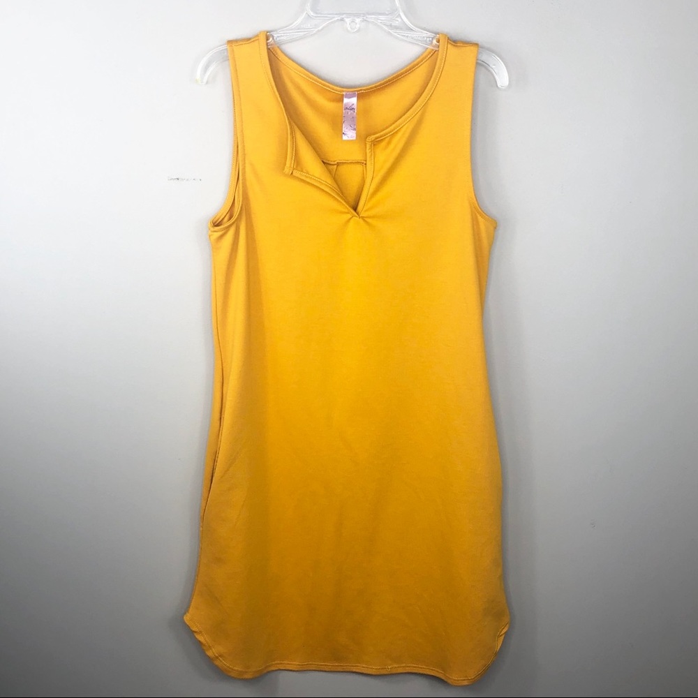 Alya Mustard Yellow Mini Sundress